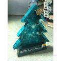 Christmas Tree Design Economy Cardboard Counter Displays Box With Pegs For Promotion